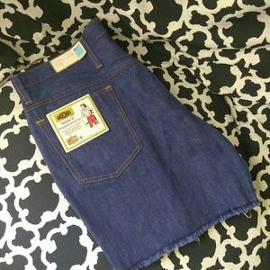 36" VTG NWT 70s Denim Gaucho's Men's Fraying Hem